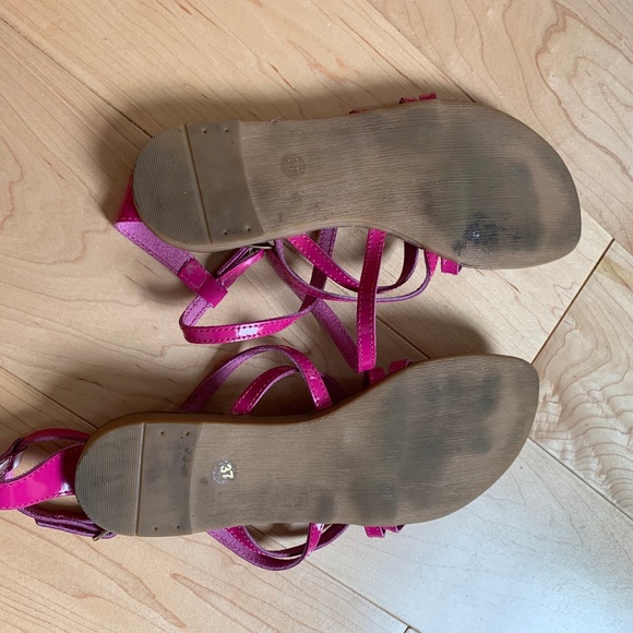 Hot Pink Sandals / Made in Italy - Picture 2 of 8